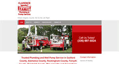 Desktop Screenshot of clarencemstanleyplumbing.com